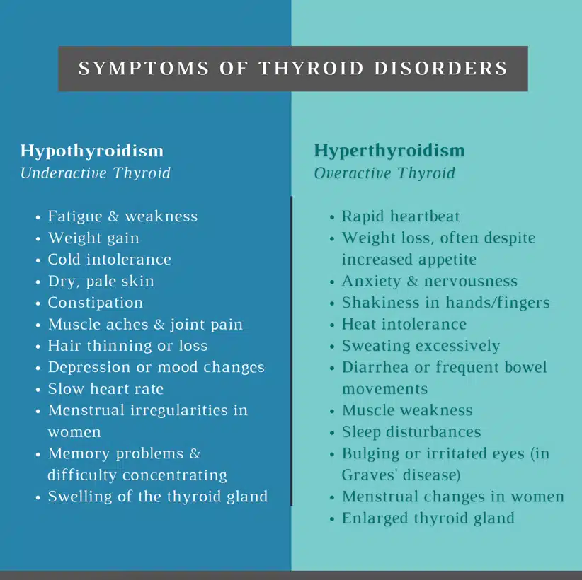 Symptoms of Thyroid Disorders