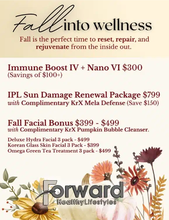 Fall specials forward healthy lifestyles