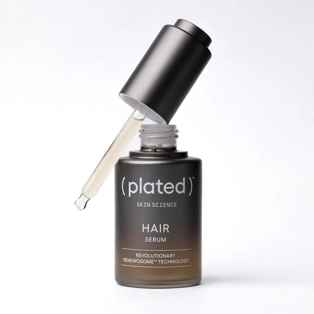 plated hair serum